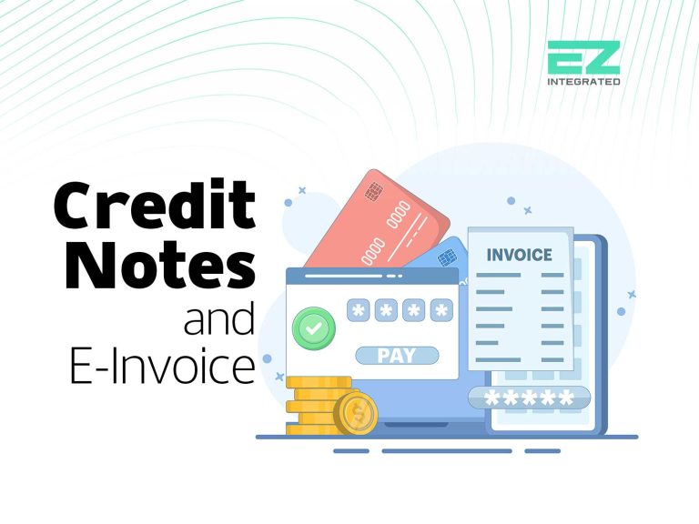 Credit note and electronic invoice